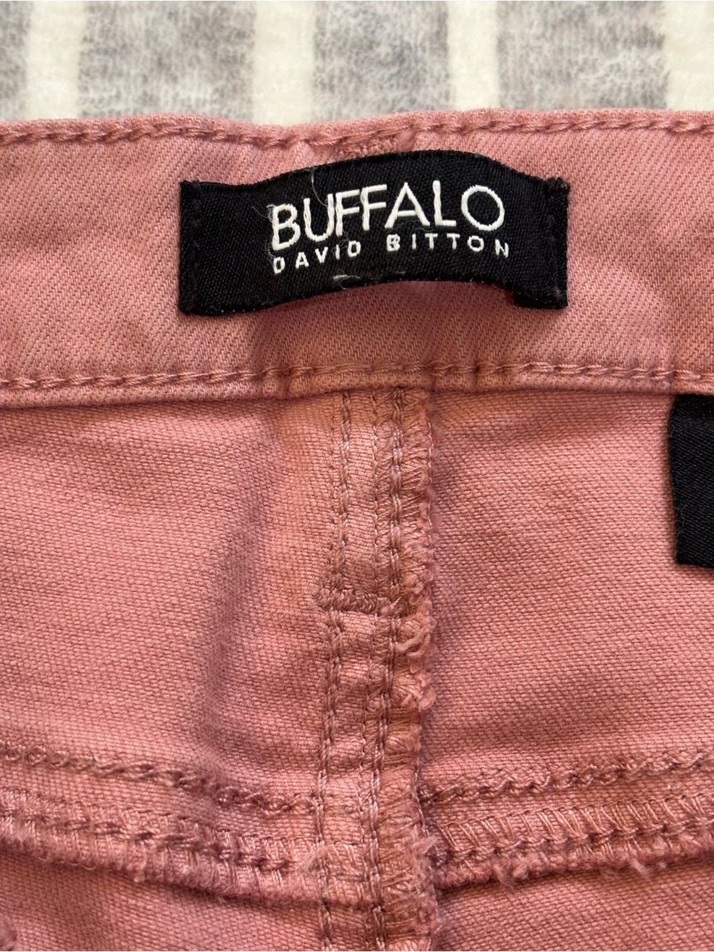 Buffalo Jeans, High-Rise Ankle Skinny, Dusty Rose Denim, Pink, Size 10, W30 - Picture 3 of 8